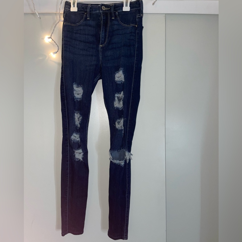 Ultra High Rise Hollister Jean leggings all size 3L W26 L30